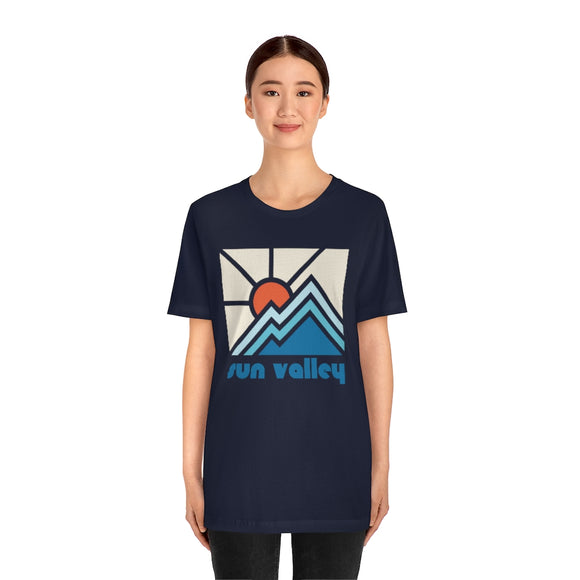 Sun Valley Shirt, Idaho Retro T-Shirt, Colorful Idaho tee, Sun Valley Mountain Shirt