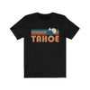 Tahoe, California T-Shirt - Retro Mountain Adult Unisex Tahoe T Shirt