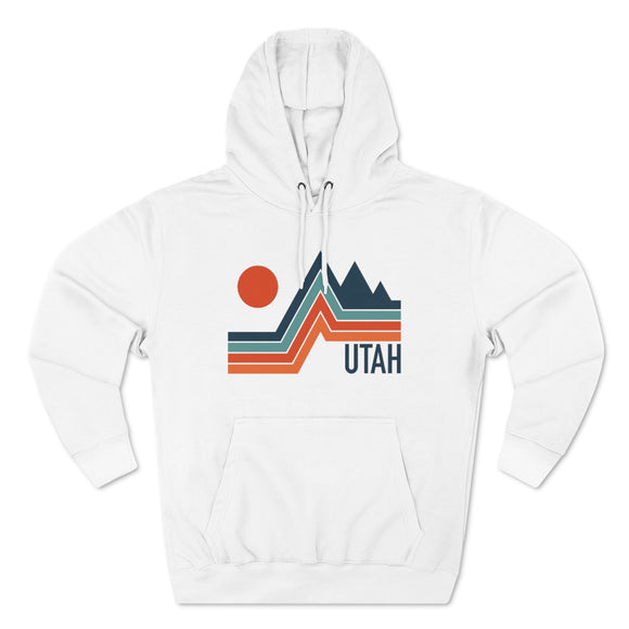 Premium Utah Hoodie - Retro Unisex Sweatshirt