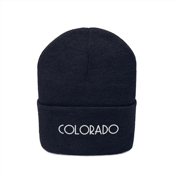 Colorado Beanie - Adult Embroidered Colorado Knit Hat