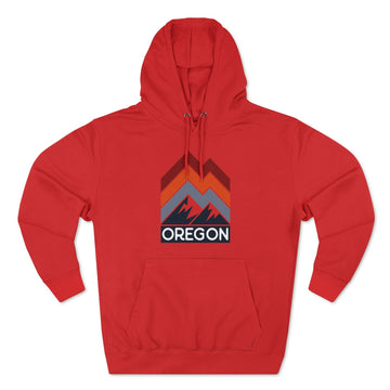 Buy red Premium Oregon Hoodie - Retro Unisex Sweatshirt