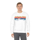 Jackson Hole, Wyoming Sweatshirt - Mountain & Birds Unisex-4