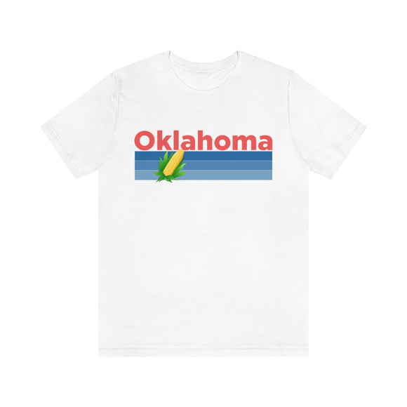 Oklahoma T-Shirt - Retro Corn Unisex Oklahoma Shirt
