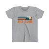 Ski Bum Youth T-Shirt - Retro Mountain Ski Bum Kid's TShirt