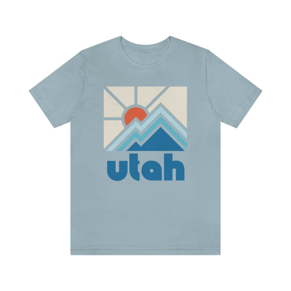 Utah Shirt, Utah Retro T-Shirt, Colorful Utah tee, Utah Mountain Shirt
