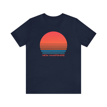 Buy navy New Hampshire T-Shirt - Retro 80s Unisex New Hampshire Shirt