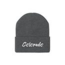 Colorado Beanie - Adult Embroidered Colorado Knit Hat-5