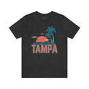 Tampa, Florida T-Shirt - Retro Palm Tree & Beach Unisex Tampa Shirt-49