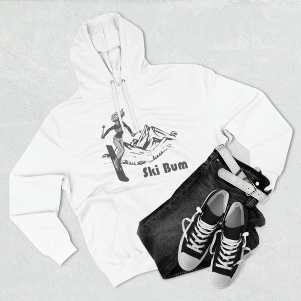 Premium Ski Bum Hoodie - Retro Unisex Sweatshirt
