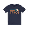 Tahoe, California T-Shirt - Retro Mountain Adult Unisex Tahoe T Shirt