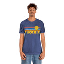 Phoenix, Arizona T-Shirt - Retro Sun Unisex Phoenix T Shirt-3
