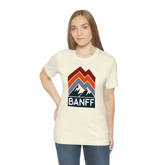 Banff, Canada T-Shirt - Retro Mountain Unisex Banff Shirt