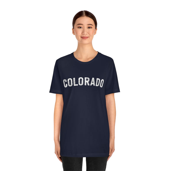 Colorado T-Shirt - Paint Text Unisex Colorado Shirt