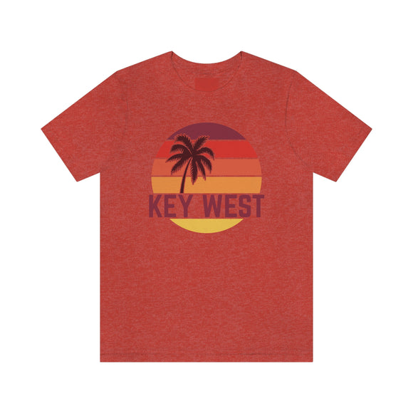 Key West, Florida T-Shirt - Retro Palm Tree Unisex Key West Shirt