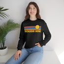 Jackson Hole, Wyoming Sweatshirt - Retro Sunrise Unisex-14