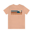 Colorado T-Shirt - Retro Mountain Unisex Colorado Shirt-1