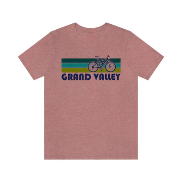 Grand Valley T-Shirt - Retro Mountain Bike Adult Unisex Grand Valley, Colorado T Shirt