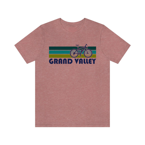Grand Valley T-Shirt - Retro Mountain Bike Adult Unisex Grand Valley, Colorado T Shirt