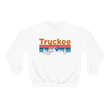 Truckee, California Sweatshirt - Mountain & Birds Unisex