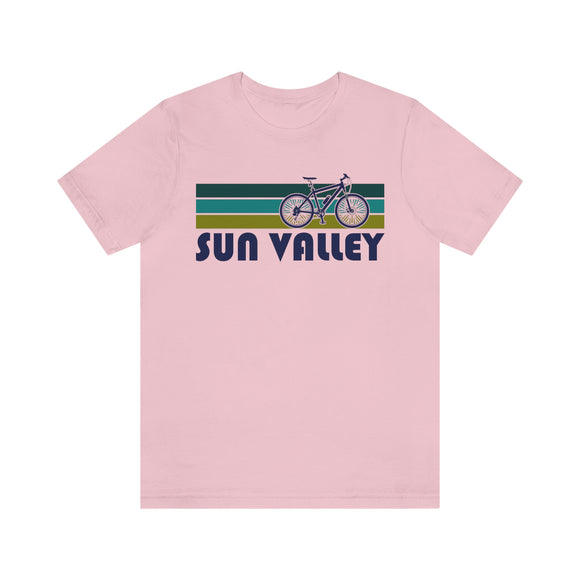 Sun Valley T-Shirt - Retro Mountain Bike Adult Unisex Sun Valley, Idaho T Shirt