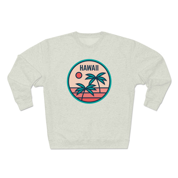 Premium Hawaii Crewneck Sweatshirt - Retro Unisex Sweatshirt