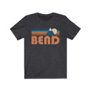 Bend, Oregon T-Shirt - Retro Mountain Adult Unisex Bend T Shirt-5