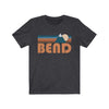 Bend, Oregon T-Shirt - Retro Mountain Adult Unisex Bend T Shirt