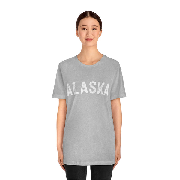 Alaska T-Shirt - Paint Text Unisex Alaska Shirt