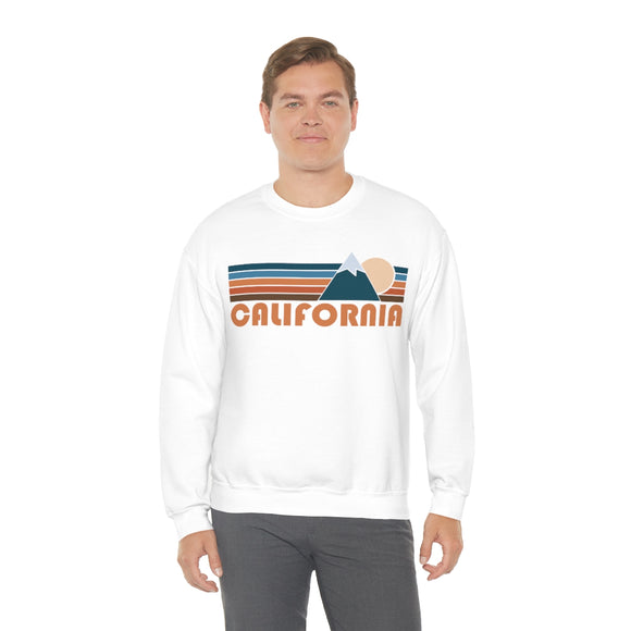 California Sweatshirt - Retro Mountain Unisex