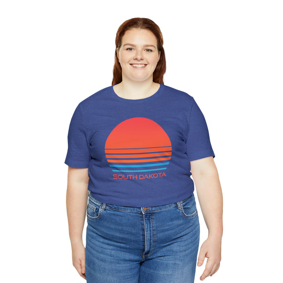 South Dakota T-Shirt - Retro 80s Unisex South Dakota Shirt