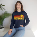 Nashville, Tennessee Sweatshirt - Retro Sunset Unisex-30