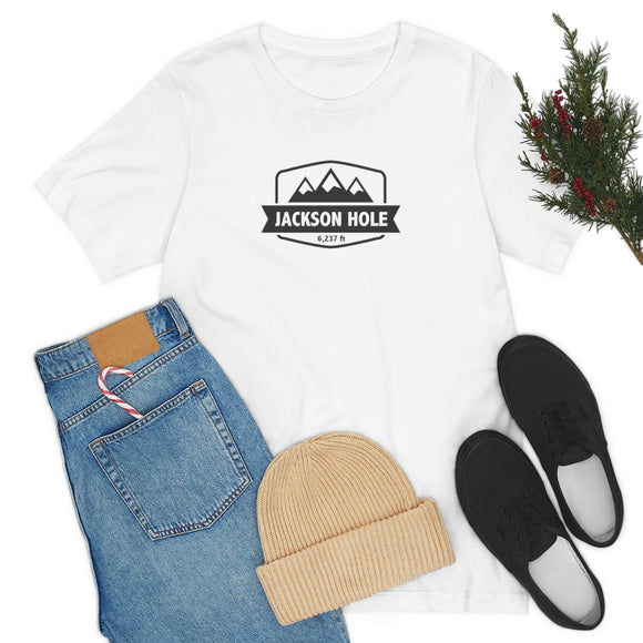 Jackson Hole, Wyoming T-Shirt - Altitude Badge Unisex Jackson Hole Shirt