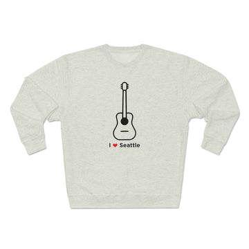 Premium Seattle, Washington Crewneck Sweatshirt - Retro Unisex Sweatshirt