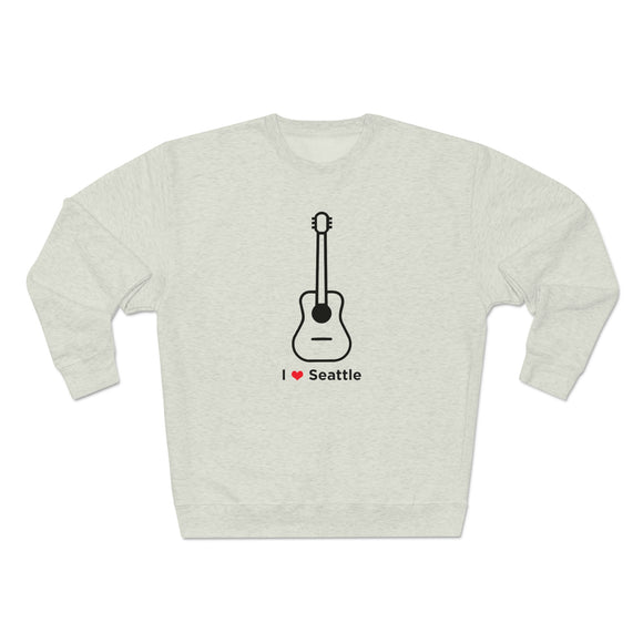 Premium Seattle, Washington Crewneck Sweatshirt - Retro Unisex Sweatshirt