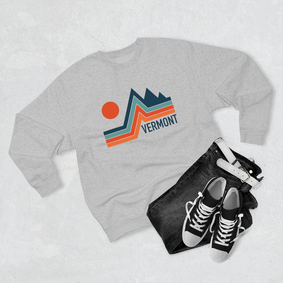 Premium Vermont Hoodie - Retro Unisex Sweatshirt