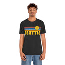 Seattle, Washington T-Shirt - Retro Sun Unisex Seattle T Shirt-11