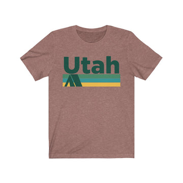 Utah T-Shirt - Retro Camping Adult Unisex Utah T Shirt