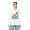 Biloxi, Mississippi Sweatshirt - Unisex Retro Palm Tree Crewneck Biloxi Sweatshirt