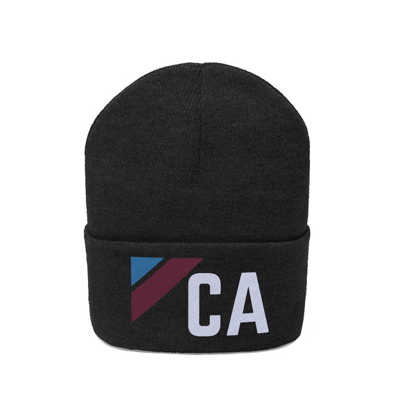 California Beanie - Adult Embroidered Retro California Knit Hat