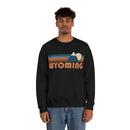 Wyoming Sweatshirt - Retro Mountain Unisex-11