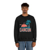 Cancun, Mexico Sweatshirt - Unisex Retro Palm Tree Crewneck Cancun Sweatshirt