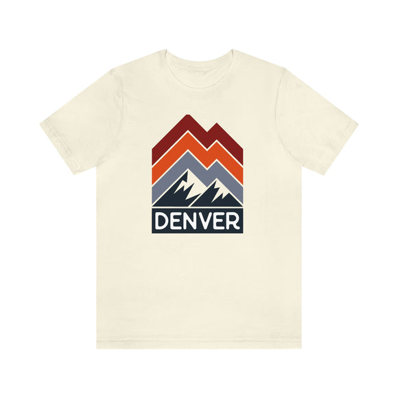 Denver, Colorado T-Shirt - Retro Mountain Unisex Denver Shirt