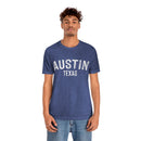 Austin, Texas Shirt - Paint Text Unisex Austin T-Shirt-3