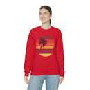Hawaii Sweatshirt - Unisex Retro Palm Tree Hawaii Crewneck Sweatshirt-42