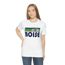 Boise T-Shirt - Retro Mountain Bike Adult Unisex Boise, Idaho T Shirt-13