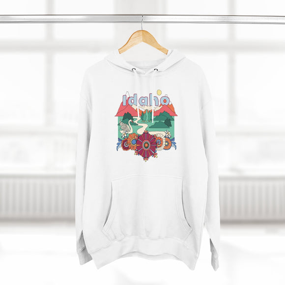 Premium Idaho Hoodie - Boho Unisex Sweatshirt