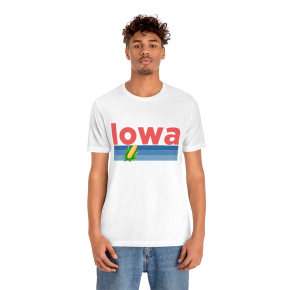 Iowa T-Shirt - Retro Corn Unisex Iowa Shirt