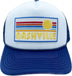 Navy Blue / White