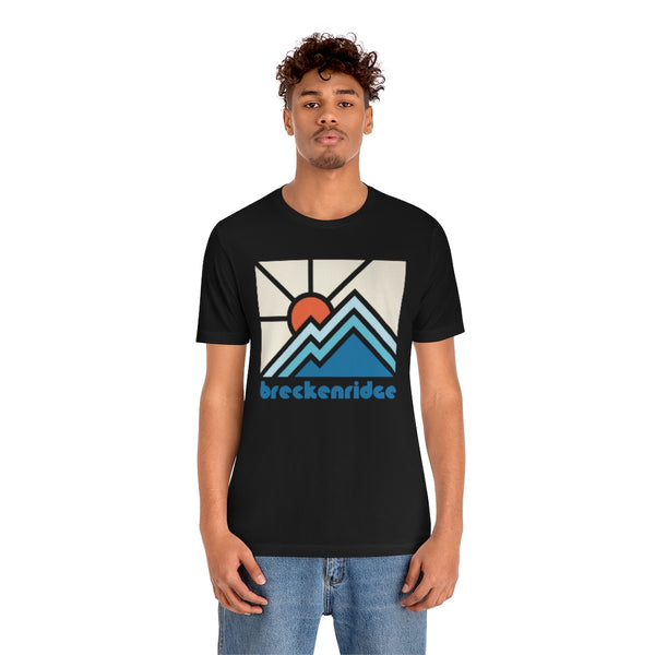 Breckenridge Shirt, Colorado Retro T-Shirt, Colorful Colorado tee, Breckenridge Mountain Shirt