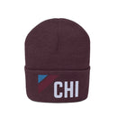 Chicago, Illinois Beanie - Adult Embroidered Retro Chicago Knit Hat-18